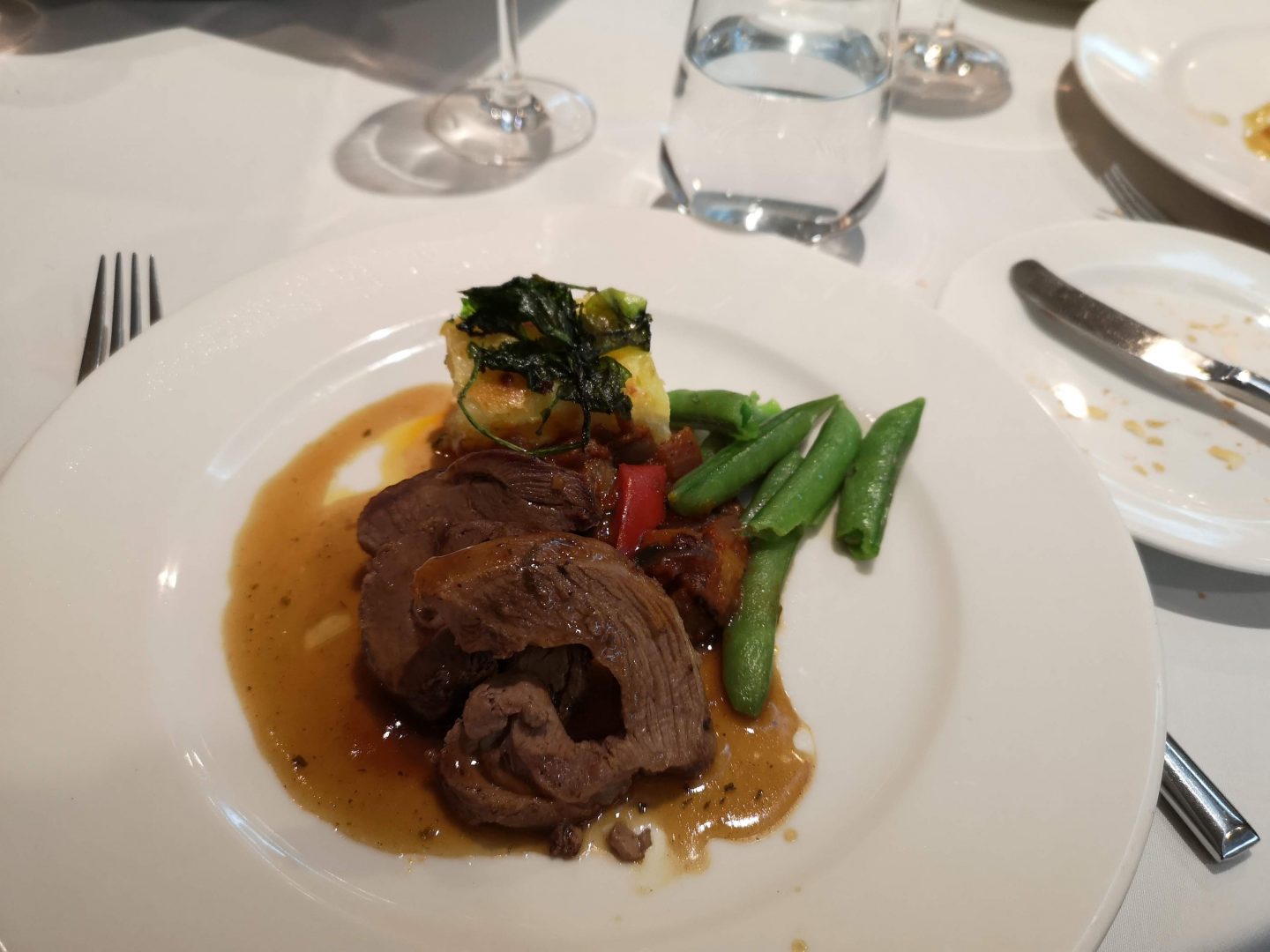 Eating gluten free on CMV Magellan - Lamb Saddle